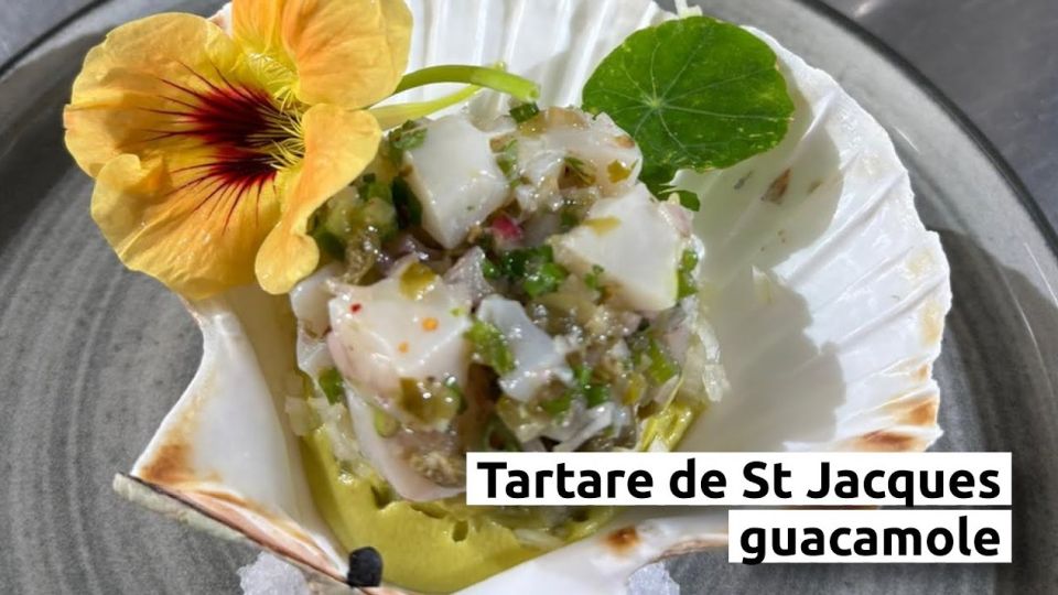 A feu doux : Le Gaigne #2 Tartare de St Jacques et guacamole