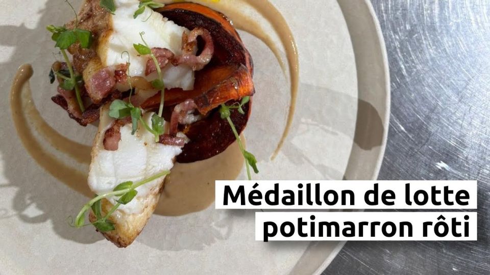 A feu doux : Le Gaigne #3 Médaillon de lotte et potimarron