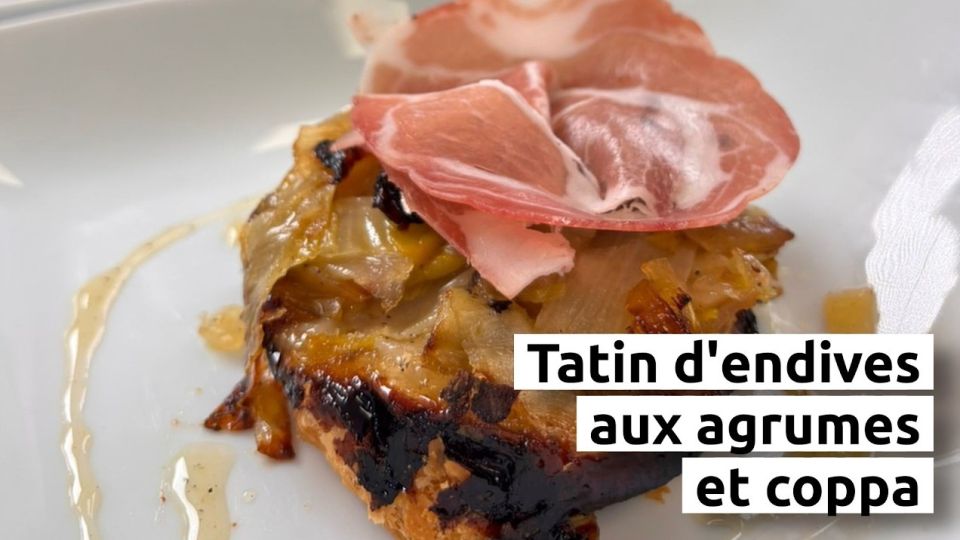 A feu doux : Daily des Saveurs #2 Tatin d'endives aux agrumes et à la coppa