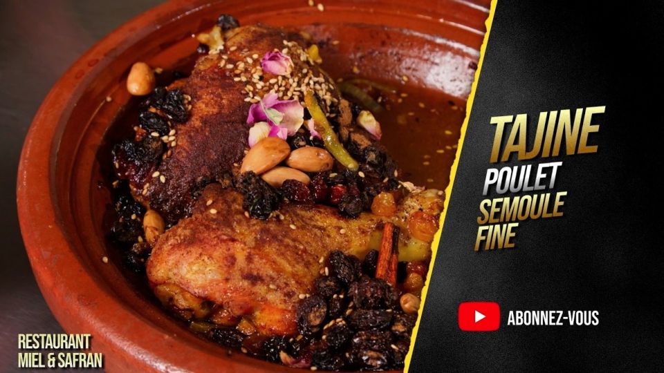 A feu doux : Miel & Safran #04 Tajine de poulet & semoule fine