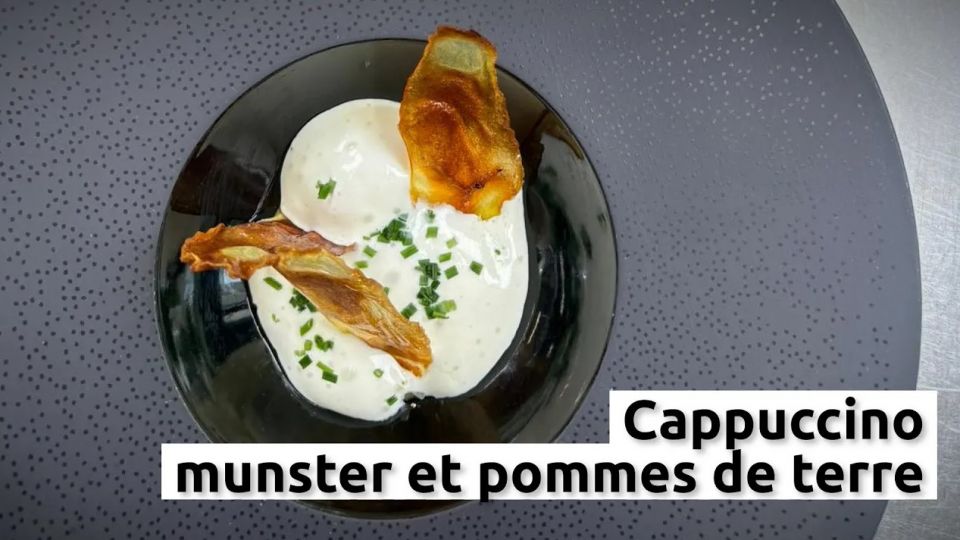 A feu doux : Les Ducs de Lorraine #04 Cappuccino de munster et pommes de terre