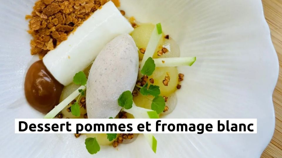 A feu doux : Maison Grandclaude #05 Dessert pommes et fromage blanc