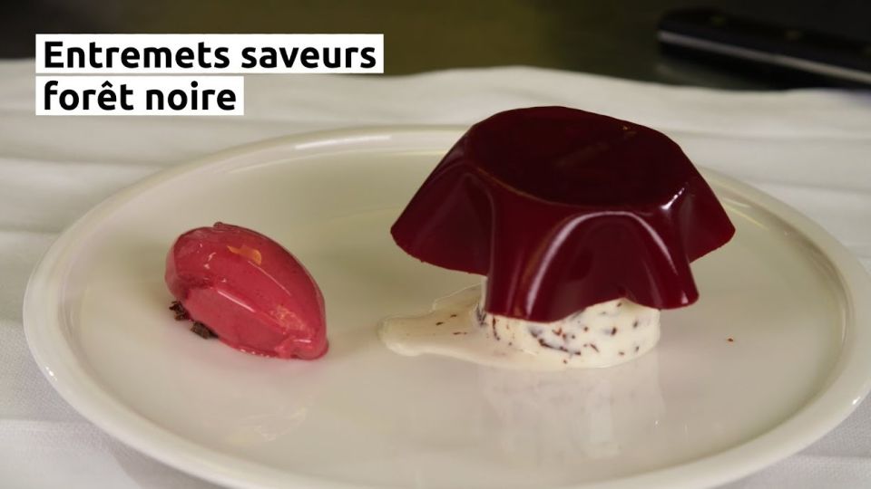 A feu doux : Les jardins de Sophie #4 Entremets saveurs forêt noire