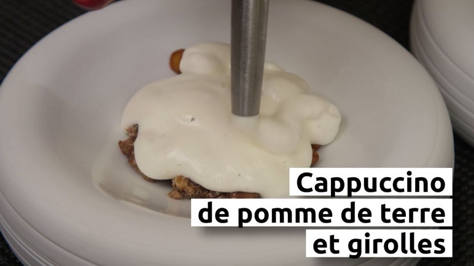 A feu doux : 5ème Saveur #02 Cappuccino de pomme de terre et girolles