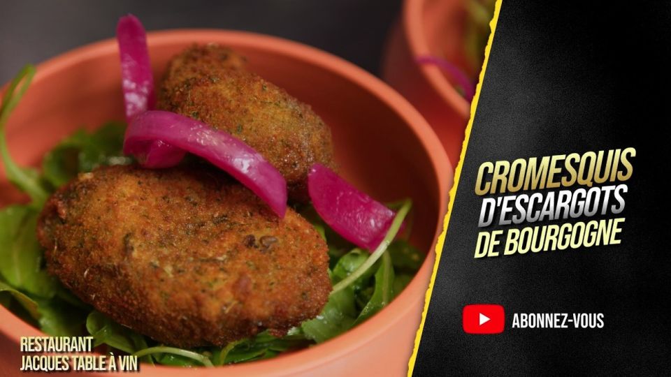 A feu doux : Jacques-Table à Vin #01 Cromesquis d'escargots de Bourgogne