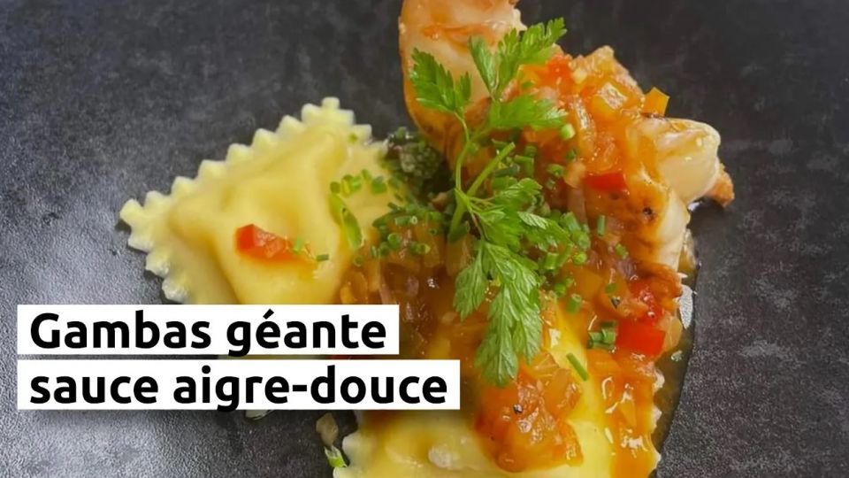 A feu doux : La Maison de Laveline #03 Gambas géante et sauce aigre-douce