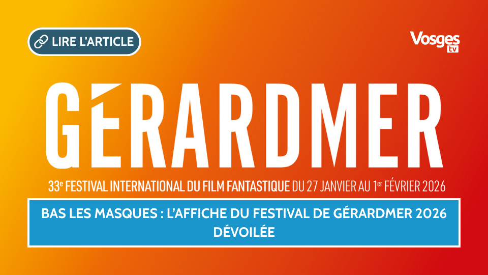 Bas les masques : l’affiche du Festival de Gérardmer 2026 dévoilée