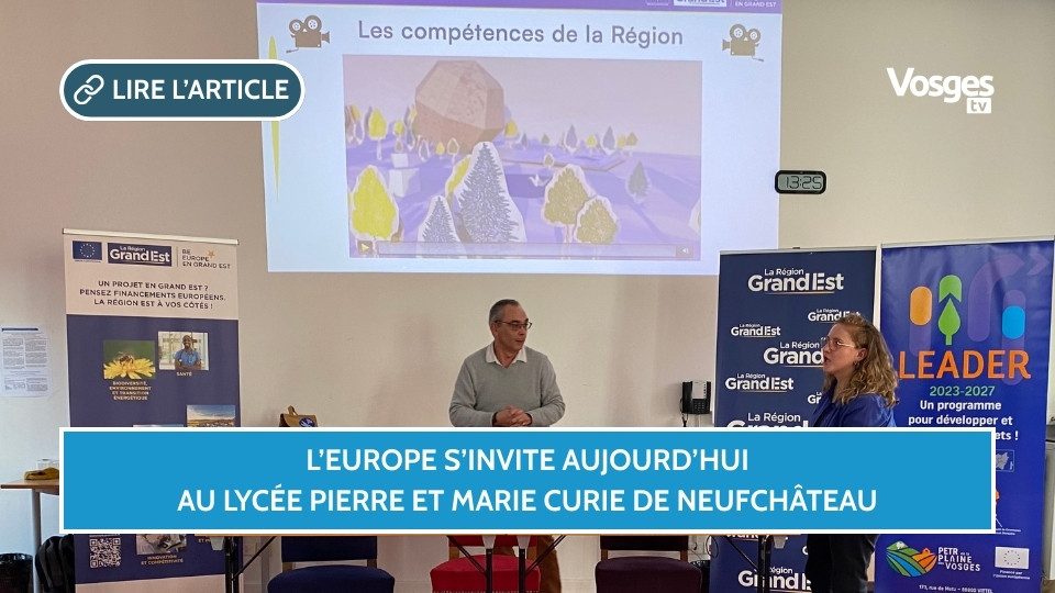 L'Europe s’invite aujourd’hui au lycée Pierre et Marie Curie de Neufchâteau