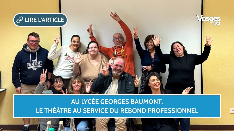 Au lycée Georges Baumont, le théâtre au service du rebond professionnel
