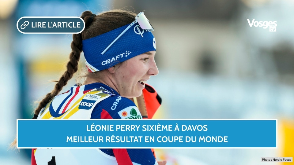 Léonie Perry sixième à Davos, meilleur résultat en coupe du monde