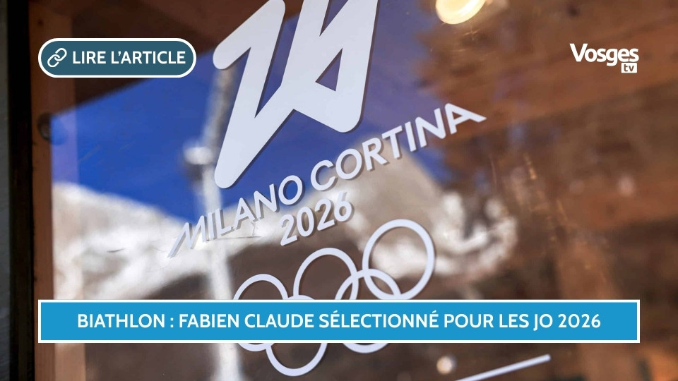 Biathlon : Fabien Claude sélectionné pour les JO 2026