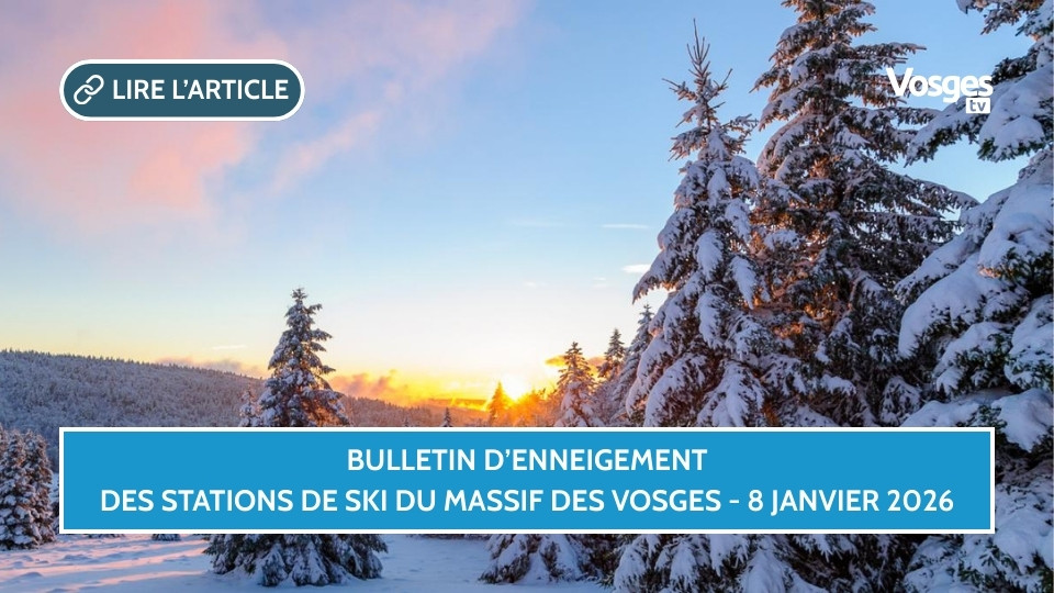 Bulletin d’enneigement des stations de ski du Massif des Vosges - 8 janvier