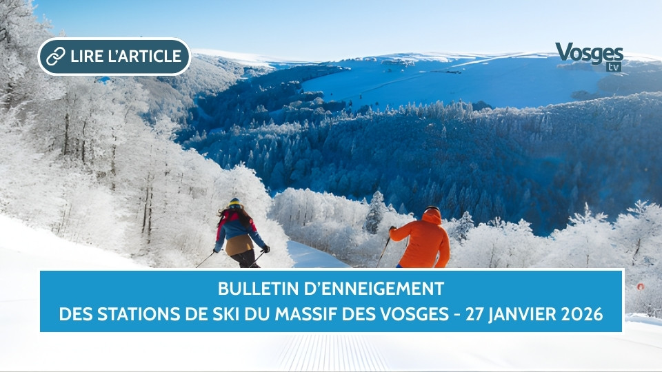 Bulletin d’enneigement des stations de ski du Massif des Vosges - 27 janvier 2026