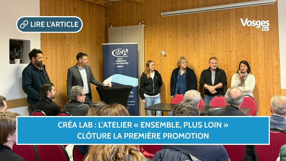Créa Lab : l’atelier « Ensemble, plus loin » clôture la première promotion