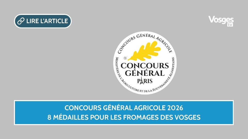 Concours Général Agricole 2026 : 8 médailles pour les fromages des Vosges