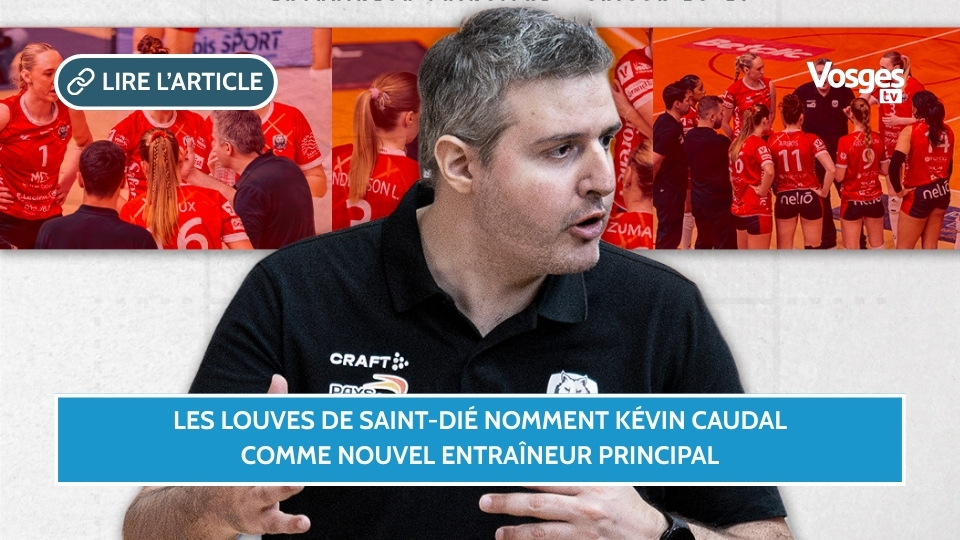Les Louves de Saint-Dié nomment Kévin Caudal comme nouvel entraîneur principal