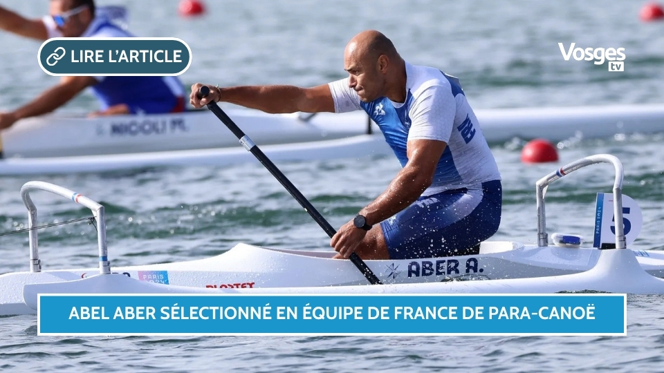 Abel Aber sélectionné en équipe de France de para-canoë pour 2026