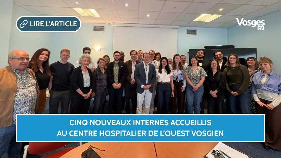 Cinq nouveaux internes accueillis au Centre Hospitalier de l’Ouest Vosgien