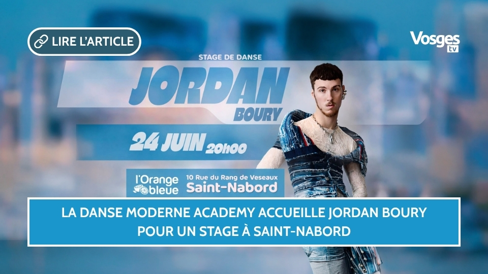 La Danse Moderne Academy accueille Jordan Boury pour un stage à Saint-Nabord