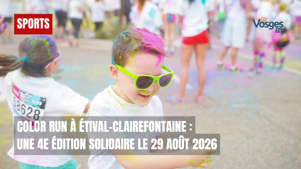 Color Run à Étival-Clairefontaine : une 4e édition solidaire le 29 août 2026