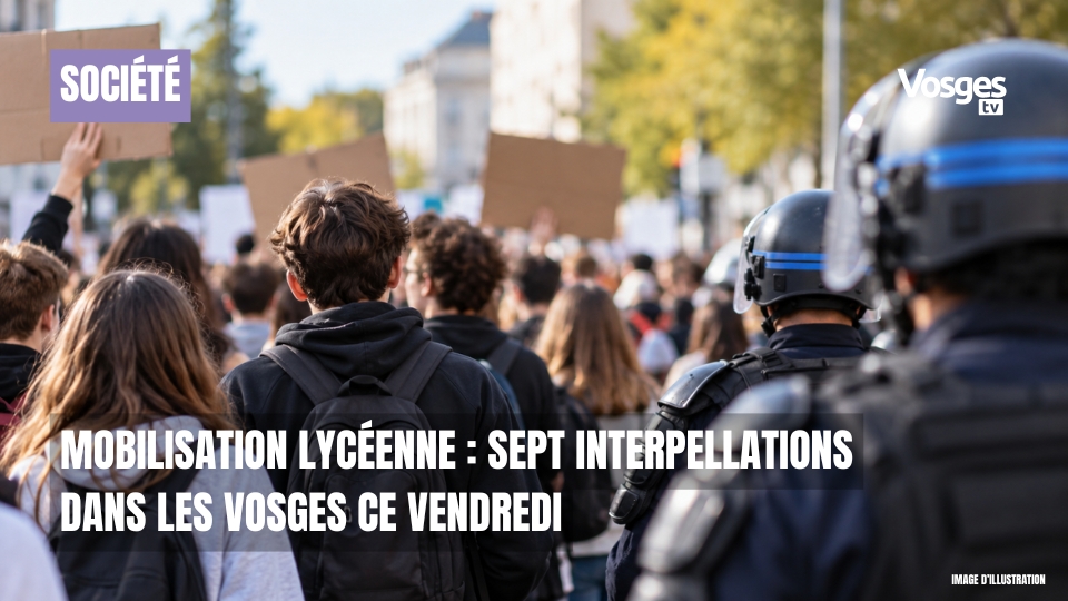 Mobilisation lycéenne : sept interpellations dans les Vosges ce vendredi