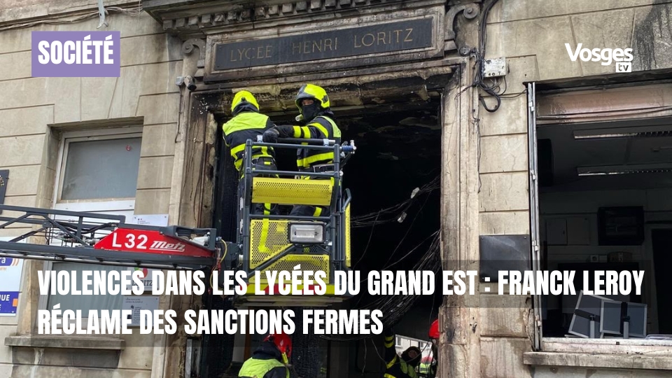Violences dans les lycées du Grand Est : Franck Leroy réclame des sanctions fermes