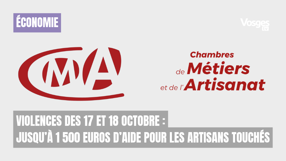 Violences des 17 et 18 octobre : jusqu’à 1 500 euros d’aide pour les artisans touchés