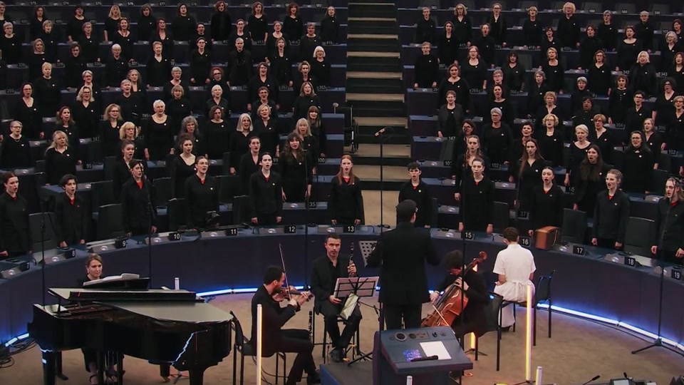 Concert : Annelies au Parlement Européen